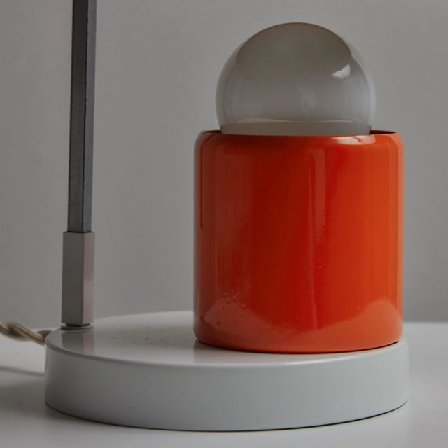 1960s Adjustable Perforated Table Lamp Attributed to Tito Agnoli for O-Luce For Sale - Image 10 of 12