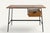 Mid-Century Modern Desk by Pierre Paulin for Thonet in Oak and Black Metal, 1950s For Sale - Image 3 of 18