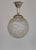 Ranc frères A wonderful 1925-1935 French art deco semi-flush mount ceiling fixture in nickeled bronze or solid brass. The...