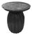 Sculptural Side Table Mango Wood Burnt Finish For Sale