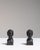 19th Century France Chocolate Iron Bust Bookends For Sale - Image 13 of 15