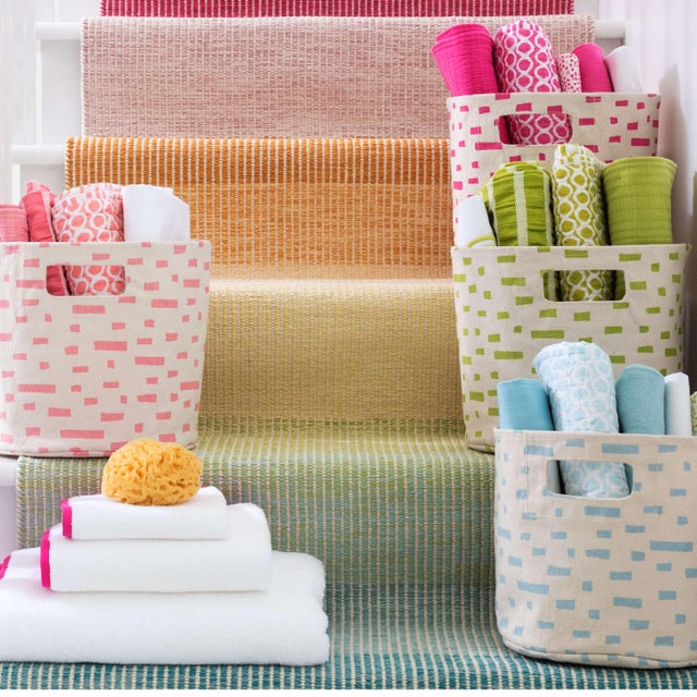 Dash & Albert Dash & Albert by Annie Selke Watercolor Horizon Woven Cotton Rug, 6' x 9' For Sale - Image 4 of 6