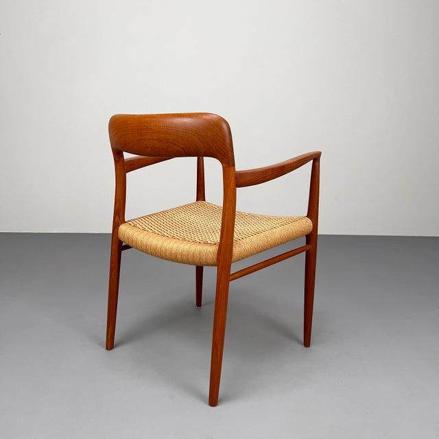Danish Teak Armchair by Nils O. Møller for J. L. Møllers, 1960s For Sale - Image 4 of 11