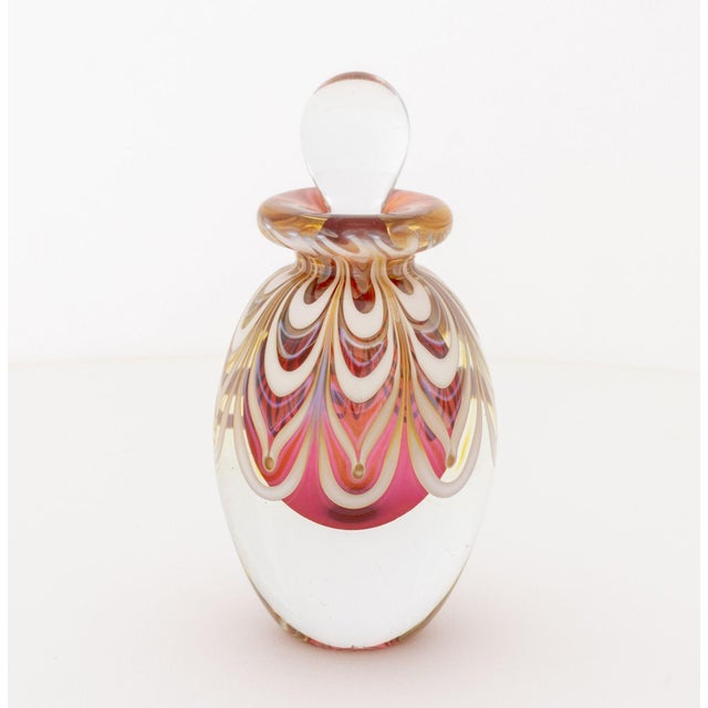 Contemporary Collection of Nine Art Glass Perfume Bottles For Sale - Image 3 of 18