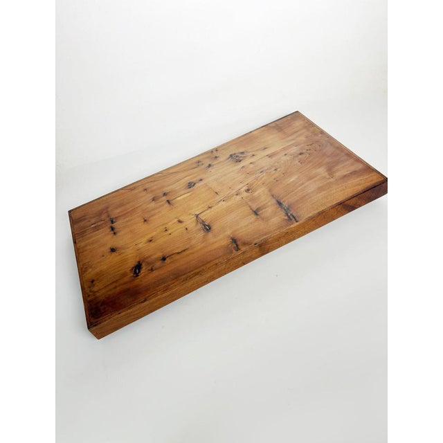 Brown French Provincial Style Wooden Tray, 1950s For Sale - Image 8 of 13