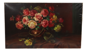 M. Goossens, Still Life Composition, 1950s, Oil Painting on Canvas