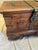Spanish Colonial Mission Style Wood Chest Trunk W Drawer Iron Strap Hinges For Sale - Image 4 of 9