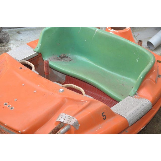 Orange and Green Carousel Plane, 1960s For Sale - Image 11 of 15