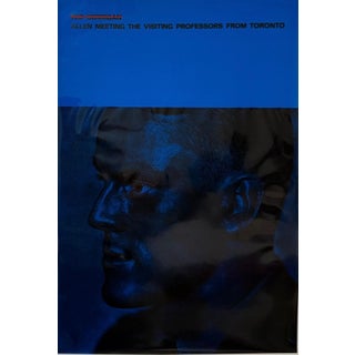 Ronald Brooks Kitaj, British Pop Art Artist RB Kitaj Screen Print on Acetate Serigraph Signed, 1972 For Sale