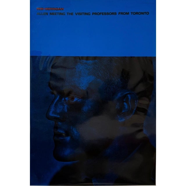 Ronald Brooks Kitaj, British Pop Art Artist RB Kitaj Screen Print on Acetate Serigraph Signed, 1972 For Sale