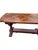 1990s 1990s Thomasville Fine Burl Trestle Table Parque Top Console Hall Table Jacobean Style For Sale - Image 5 of 15
