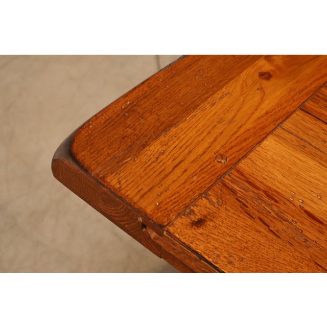 Broyhill Attic Heirlooms Farmhouse Extending Dining Table For Sale In Philadelphia - Image 6 of 18