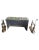 1920s 1920s "Home Sweet Home" Solid Brass Fireplace Fender and Fireplace Dogs Set- 3 Pieces For Sale - Image 5 of 11