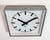 Industrial Grey Square Wall Clock from Pragotron, 1980s For Sale - Image 4 of 15
