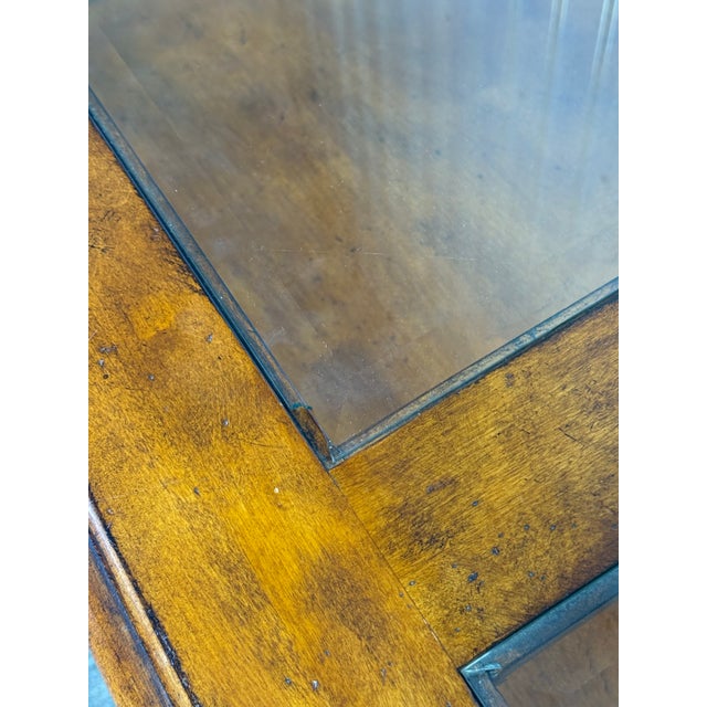 Late 20th Century Faux Bamboo Regency Coffee Table For Sale - Image 10 of 10
