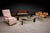 Produced during the 1960s–1970s, this pair of armchairs reflects a moment of international exchange within Brazilian...