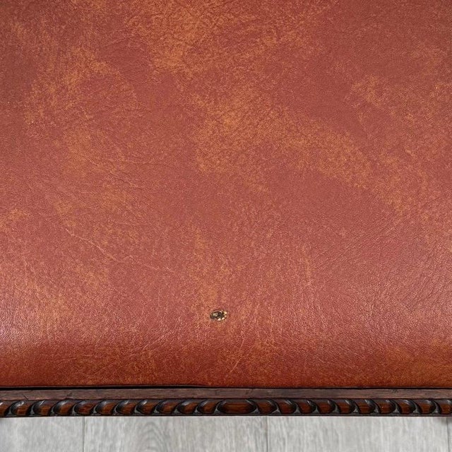 Antique 19th Century English Mahogany Open Armchair with Claw Feet For Sale - Image 12 of 15
