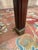 Louis XVI Style Flat Desk in Mahogany and Green Leather, 1950s For Sale - Image 4 of 9