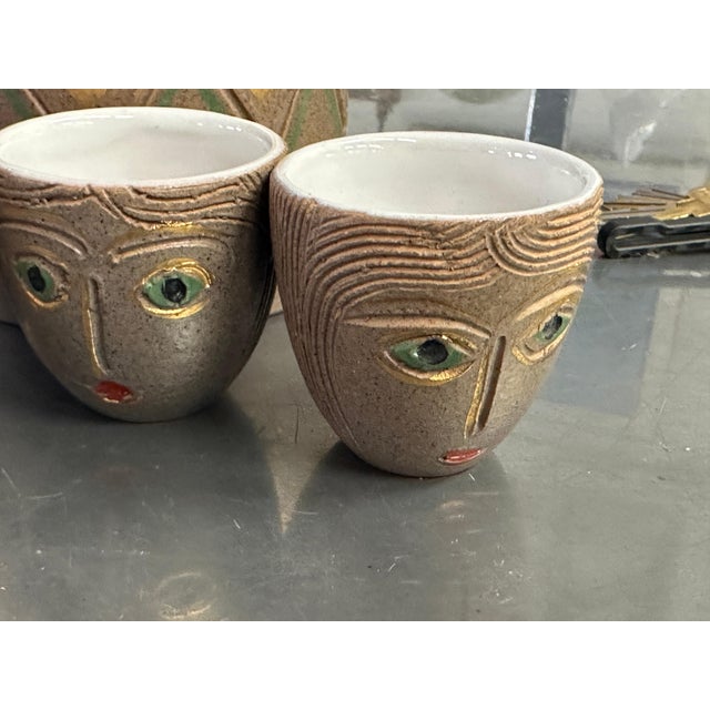 1950s Aldo Londi for Bitossi Sake Set - 6 pcs For Sale - Image 9 of 18