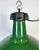 Mid-Century Modern Industrial Green Enamel Factory Pendant Lamp, 1960s For Sale - Image 3 of 18