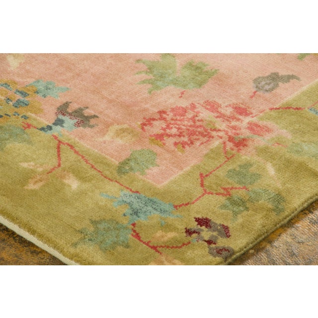 Art Deco Contemporary Chinese Art Deco Style Square Wool Rug by Rug & Kilim For Sale - Image 3 of 8