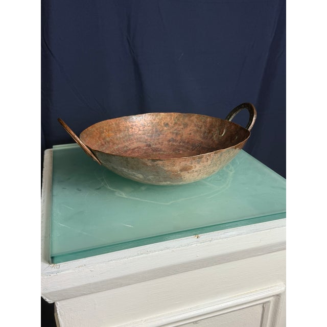Antique Hand-Hammered Copper Pan, 1890 For Sale - Image 6 of 13