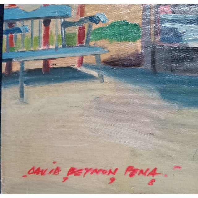 Boathouse Duck, Original Oil Painting For Sale In New York - Image 6 of 6
