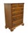 Ethan Allen Ethan Allen Heirloom Nutmeg Maple Colonial Early American 35" Chest of Drawers 10-5304 For Sale - Image 4 of 13