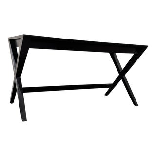 Crate and Barrel Spotlight Ebony Desk For Sale