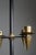 Candelabra in Black Metal and Brass attributed to Gio Ponti For Sale - Image 5 of 9
