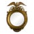 Vintage Sexton Federal Style Gold Gilt Metal Convex Bullseye Eagle Mirror For Sale