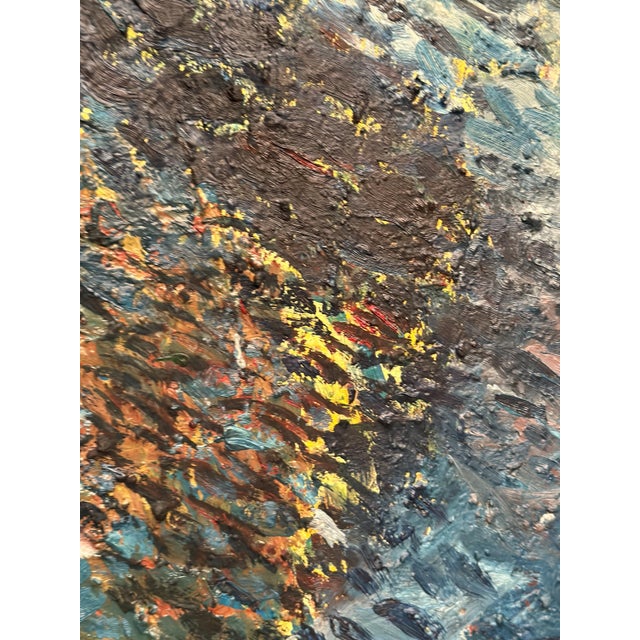 Valter Gibson, Composition, 1961, Oil on Canvas, Framed For Sale - Image 13 of 18