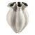 Ruffled Neck Ceramic Vase by Yumiko Kuga For Sale