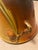 1930s 1930s Ext Rare #633-5 Roseville Pine Cone 2-Handled Flower Pot With Saucer Underplate Brown Green Blue Orig Stamp For Sale - Image 5 of 12