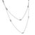 Contemporary 1990s Bvlgari 18k White Gold Parentesi Chain Necklace For Sale - Image 3 of 7