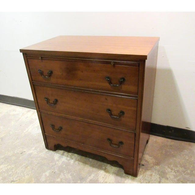 American Permacraft Bachelor's Chest With Pull Out Shelf Chairish