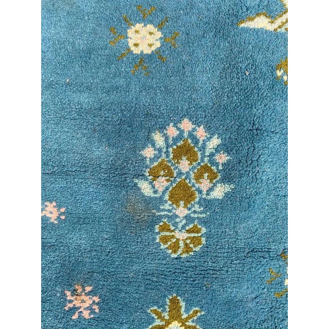 Blue Vintage Tunisian Rug For Sale - Image 15 of 17