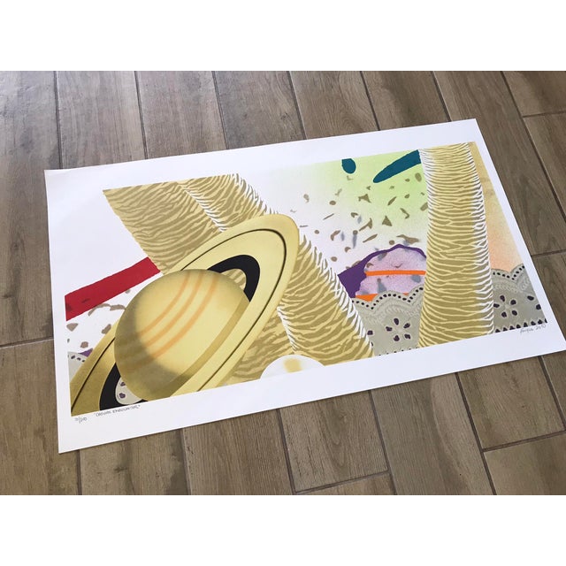 Original Vintage Lithograph by Listed American Artist Michael Knigin. Titled "Casual Encounter", #10/300, Signed, 1980...
