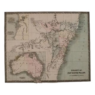 1831 Teesdale Map of Australia For Sale