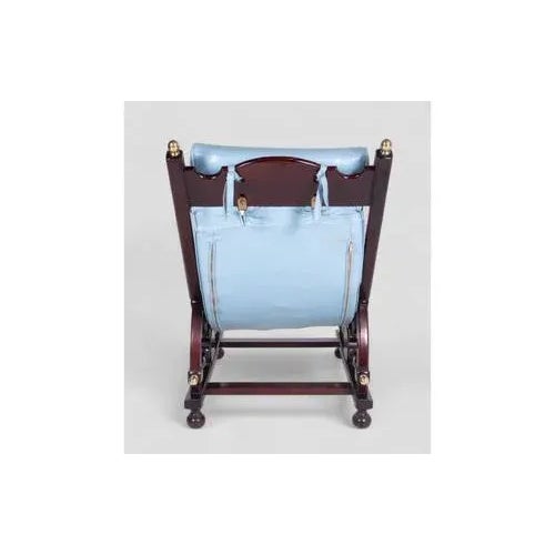 Vintage Navy Style Armchair For Sale - Image 5 of 8