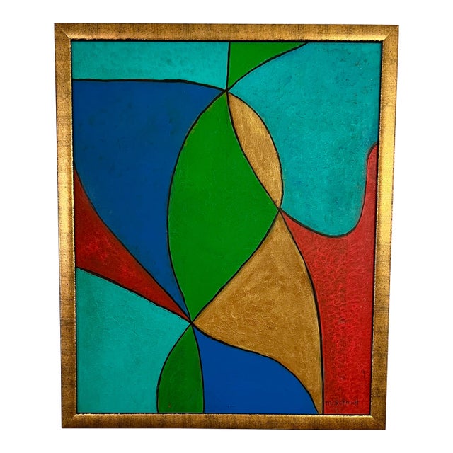 Mid Century Modern Bold Abstract For Sale