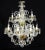 Vintage Venetian Crystal 12-Light Chandeliers, 1980s, Set of 2 For Sale - Image 3 of 12