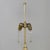 Neoclassical 18th Century Hand-Carved & Painted Italian Candlestick Floor Lamp For Sale - Image 3 of 13