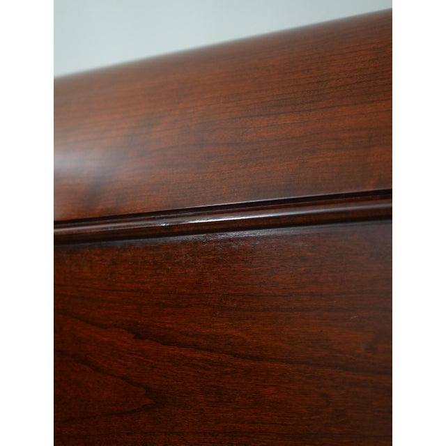 Stickley Cherry King Size Sleigh Bed For Sale - Image 12 of 15