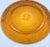 Indiana Glass Company 1960s Indiana Sandwich Glass Tiara Amber Large Serving Platter Sawtooth Rim 12" For Sale - Image 4 of 4