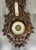 Wood Vintage French Carved Walnut Wall Barometer For Sale - Image 7 of 10