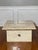 Solid Marble and Chrome Rectangular Coffee Table in Cream For Sale - Image 10 of 15