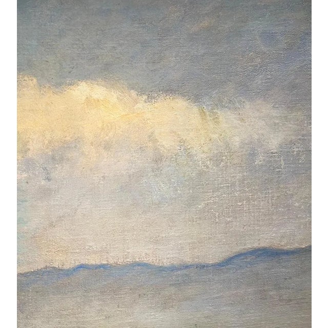 Henri Duvoisin, Rural Landscape, Oil on Canvas, 1918 For Sale - Image 7 of 12