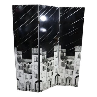 Double-Sided Screen with Embossed Designs by Siso, 1970s For Sale