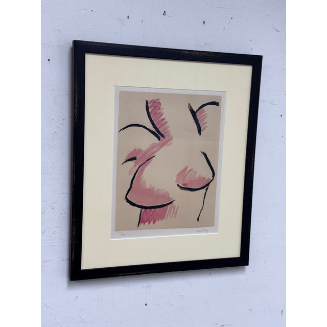 Surrealism Circa 1971 Man Ray Surrealist Naked Energy, Signed For Sale - Image 3 of 12